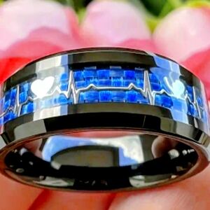 #34 Heart beat ring Size 5